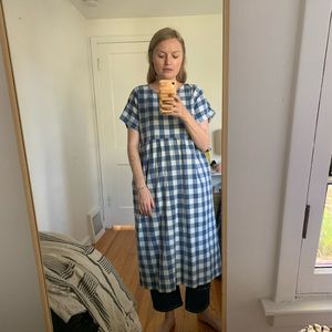 handmade gathered dress